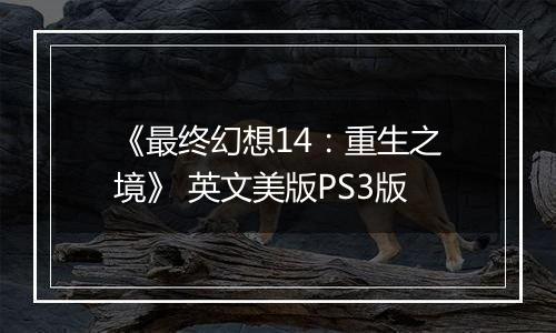 《最终幻想14：重生之境》 英文美版PS3版