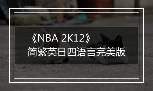 《NBA 2K12》简繁英日四语言完美版