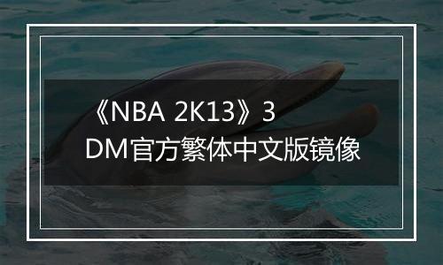 《NBA 2K13》3DM官方繁体中文版镜像