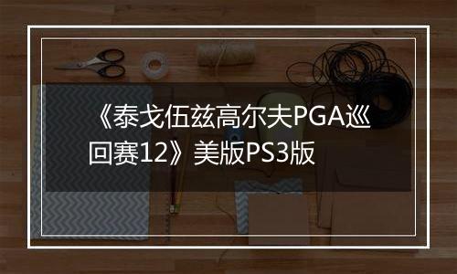 《泰戈伍兹高尔夫PGA巡回赛12》美版PS3版