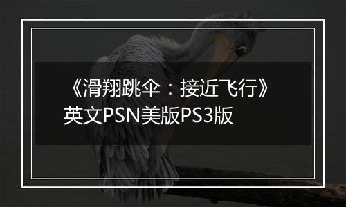 《滑翔跳伞：接近飞行》 英文PSN美版PS3版