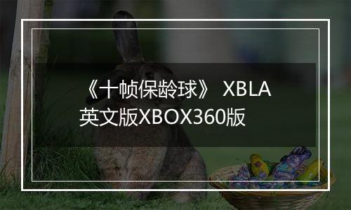 《十帧保龄球》 XBLA英文版XBOX360版