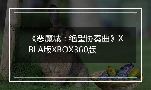 《恶魔城：绝望协奏曲》XBLA版XBOX360版