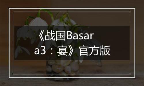 《战国Basara3：宴》官方版