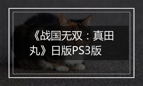 《战国无双：真田丸》日版PS3版