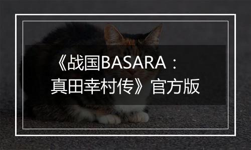 《战国BASARA：真田幸村传》官方版