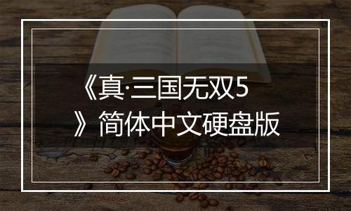 《真·三国无双5》简体中文硬盘版