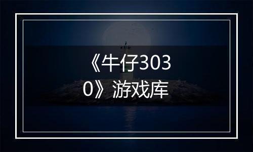 《牛仔3030》游戏库