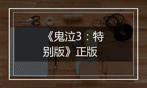 《鬼泣3：特别版》正版