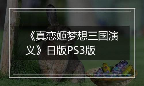《真恋姬梦想三国演义》日版PS3版