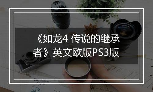 《如龙4 传说的继承者》英文欧版PS3版