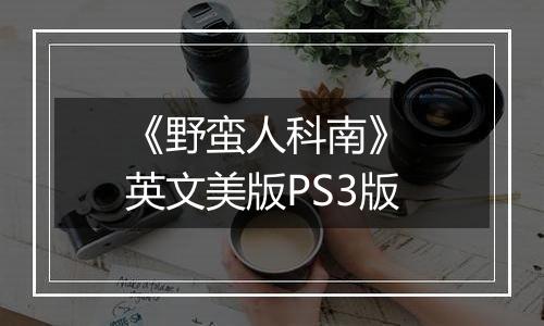 《野蛮人科南》 英文美版PS3版