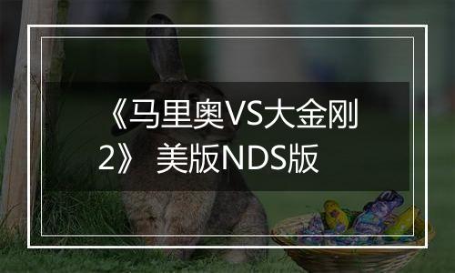 《马里奥VS大金刚2》 美版NDS版