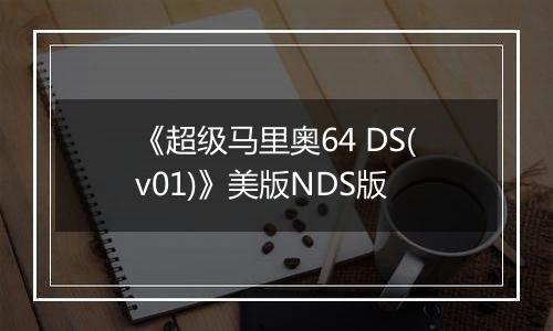 《超级马里奥64 DS(v01)》美版NDS版