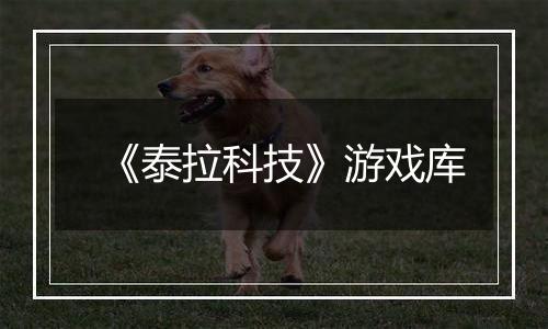 《泰拉科技》游戏库
