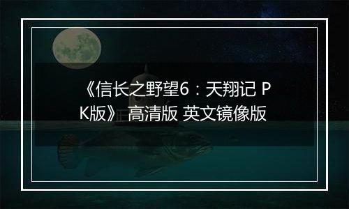 《信长之野望6：天翔记 PK版》 高清版 英文镜像版