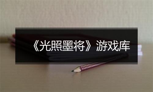 《光照墨将》游戏库