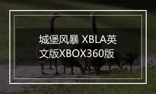 城堡风暴 XBLA英文版XBOX360版