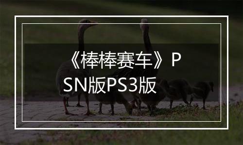 《棒棒赛车》PSN版PS3版