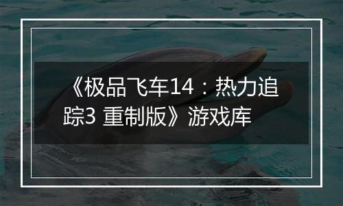 《极品飞车14：热力追踪3 重制版》游戏库