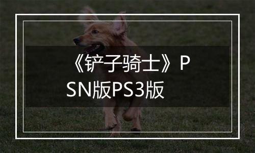 《铲子骑士》PSN版PS3版