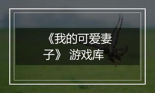 《我的可爱妻子》 游戏库