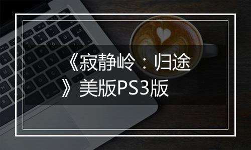 《寂静岭：归途》美版PS3版