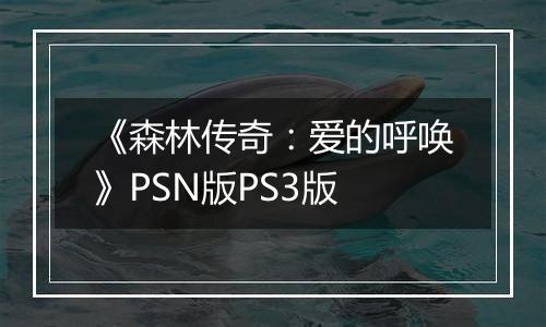 《森林传奇：爱的呼唤》PSN版PS3版