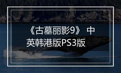 《古墓丽影9》 中英韩港版PS3版