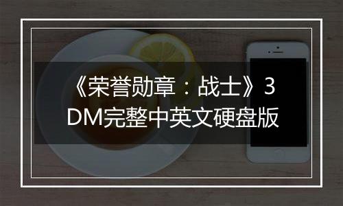 《荣誉勋章：战士》3DM完整中英文硬盘版