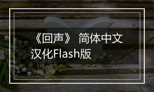 《回声》 简体中文汉化Flash版