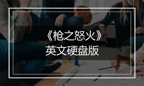 《枪之怒火》 英文硬盘版