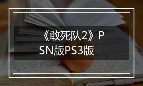 《敢死队2》PSN版PS3版