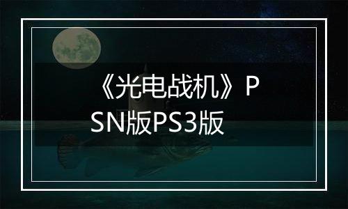《光电战机》PSN版PS3版