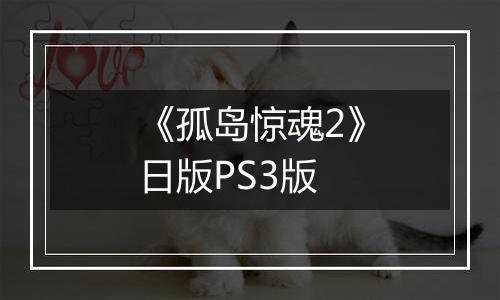 《孤岛惊魂2》日版PS3版
