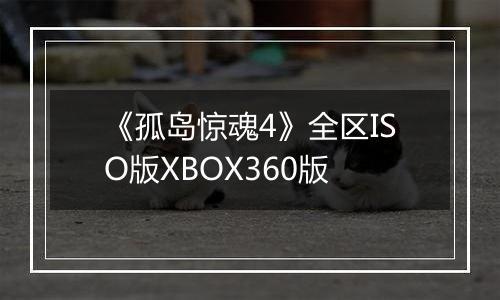 《孤岛惊魂4》全区ISO版XBOX360版