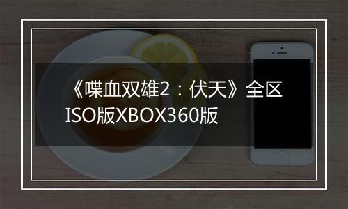 《喋血双雄2：伏天》全区ISO版XBOX360版