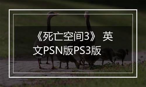 《死亡空间3》 英文PSN版PS3版