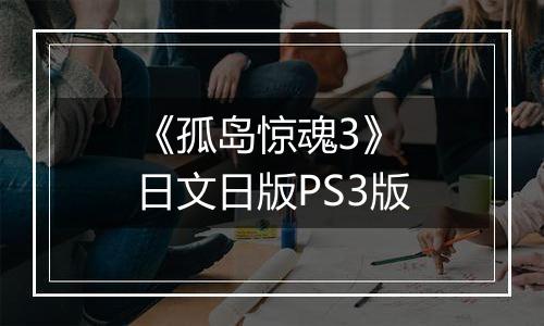 《孤岛惊魂3》 日文日版PS3版