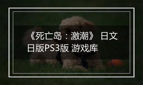《死亡岛：激潮》 日文日版PS3版 游戏库