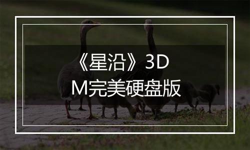 《星沿》3DM完美硬盘版