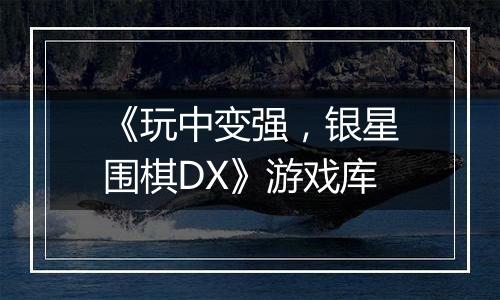 《玩中变强，银星围棋DX》游戏库