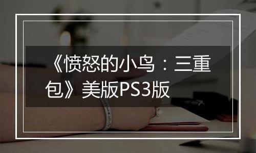 《愤怒的小鸟：三重包》美版PS3版