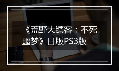 《荒野大镖客：不死噩梦》日版PS3版