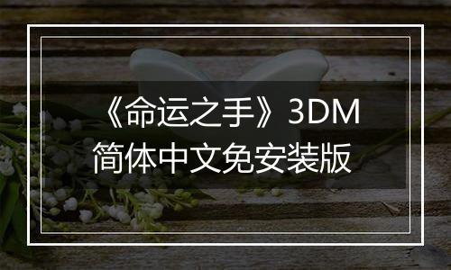 《命运之手》3DM简体中文免安装版