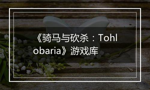 《骑马与砍杀：Tohlobaria》游戏库