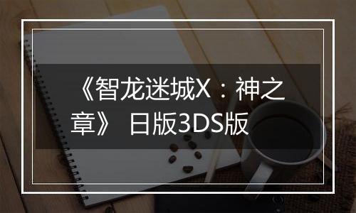 《智龙迷城X：神之章》 日版3DS版