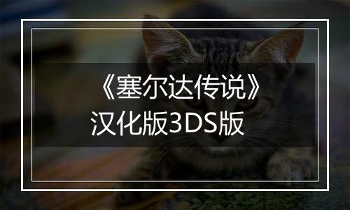 《塞尔达传说》汉化版3DS版