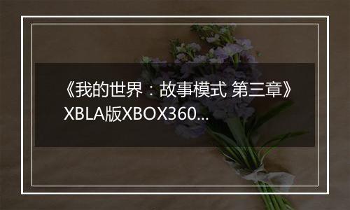 《我的世界：故事模式 第三章》 XBLA版XBOX360版