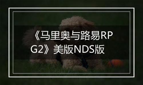 《马里奥与路易RPG2》美版NDS版
